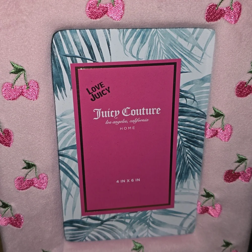 Juicy Couture Pink Cherry Photo Frame